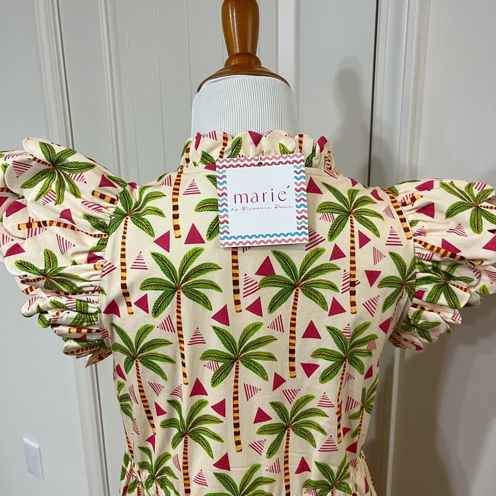Marie by Victoria Dunn Multicolor Floral Maxi Dress - Picture 8 of 9